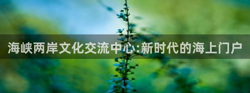 360直播nba常规赛：海峡两岸文化交流中心:新时代的海上门户